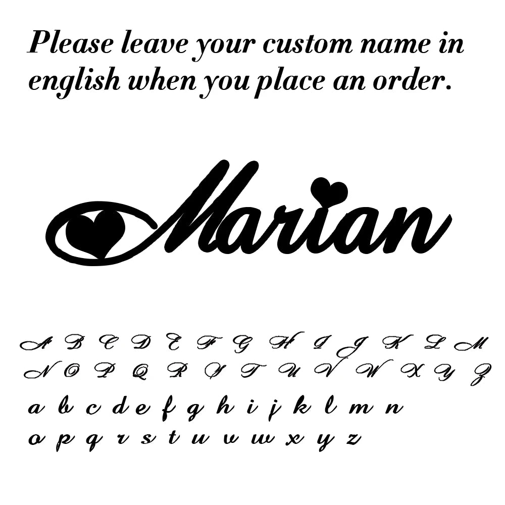 Sipuris Unique Custom Name Letter Pendant Necklace Personalized Heart Stainless Steel Necklaces For Women Jewelry Gifts 2022