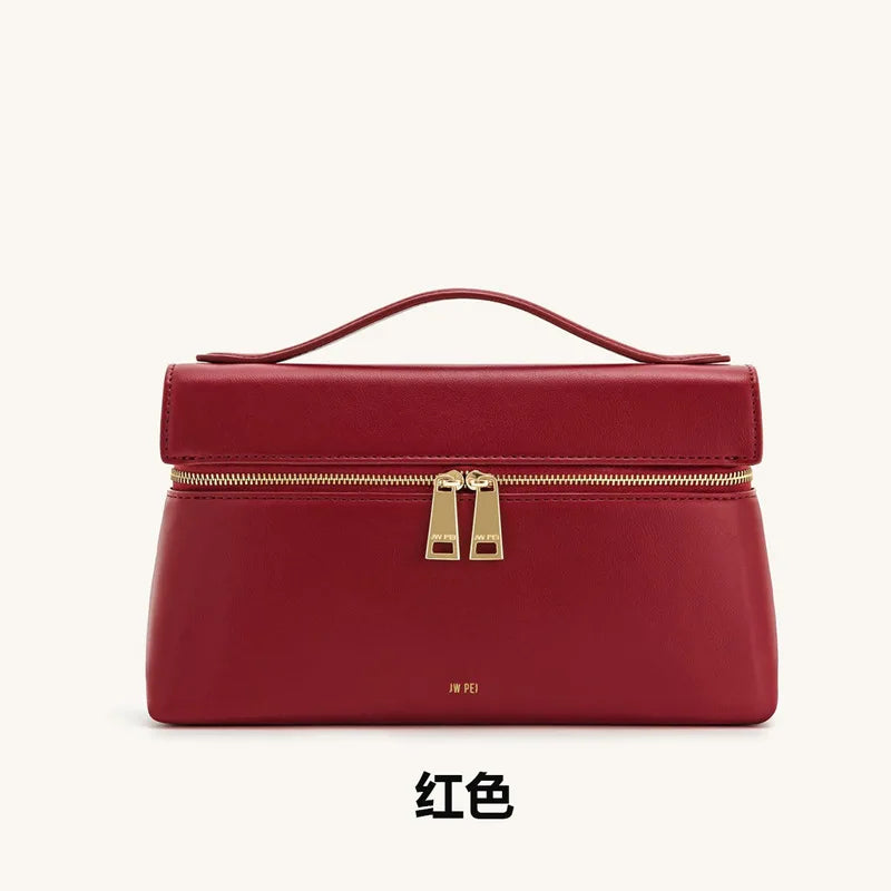 JW PEI box bag Thea single shoulder lunch box bag handbag single shoulder crossbody commuting bag for women