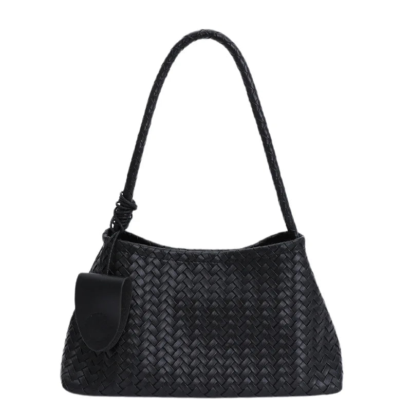 Large Capaci Woven Bag Women Autumn Winter New Retro Commuter Underarm Single Oulder Bag Simple Sle Handbag for Work Сумка 2026