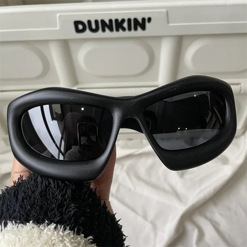 The Most Comprehensive Black Sunglasses Collection Y2K/Sunshade/Large Frame Sunglasses Cat's Eye Sunscreen Glasses