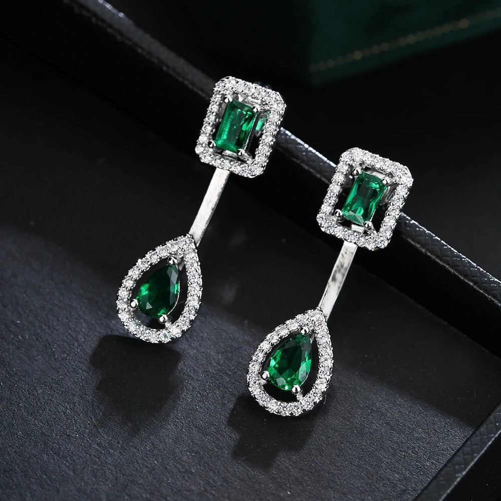 Luxury Wedding Bridal Jewelry Set Cubic Zirconia Ring Bracelet Sets for Women Party Gifts 2pcs Open Adjustable Fashion Jewelry