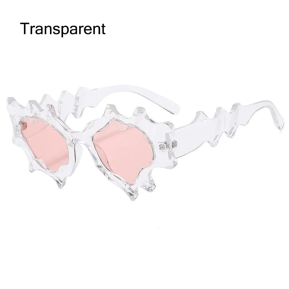 Futuristic UV400 Protection Y2K Punk Sunglasses Colorful Cat Eye Sunglasses Irregular Sun Glasses for Women & Men