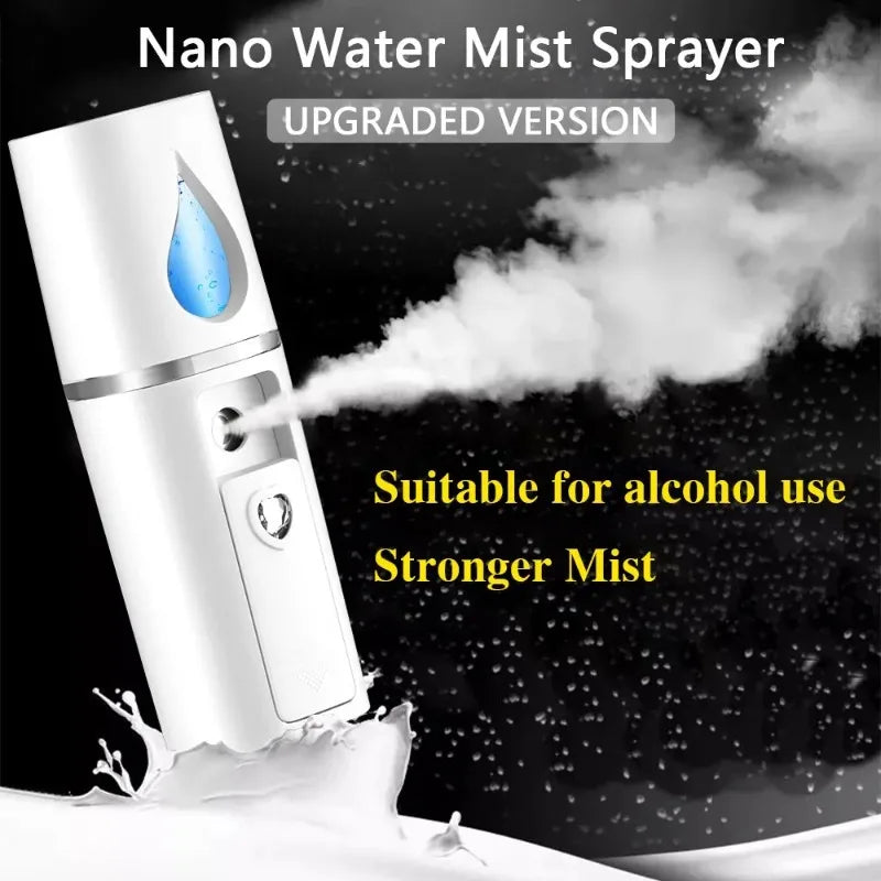 Velori Face Mist Pro — Rechargeable Mini Nano Facial Humidifier