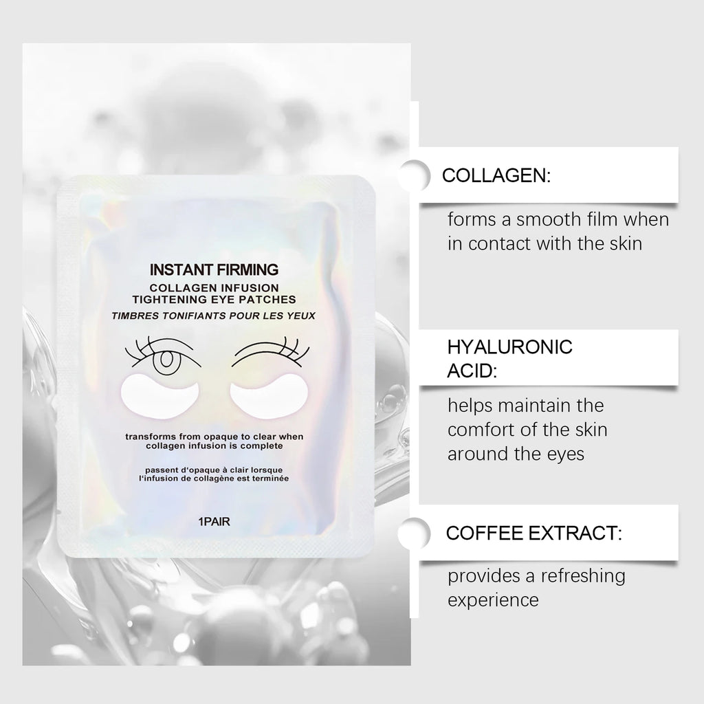 Velori Collagen Eye Patches — 8 Pairs Hydrogel Mask for Dark Circles