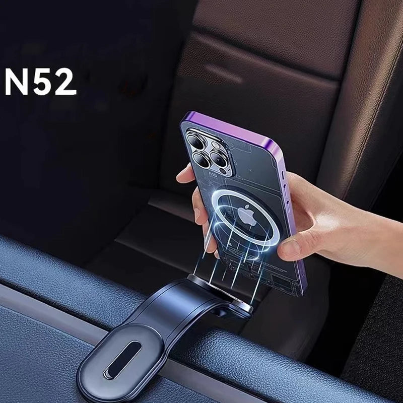 Car Mount Detachable, Bendable Aluminum Arm Magnetic Phone Holder for Car Cell Phone Mount for Car