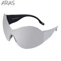 Y2K Oversized Rimless Sunglasses Women Men Luxury Brand Trend Steampunk Mask Butterfly Sun Glasses Lady Retro 2000's Punk Shades