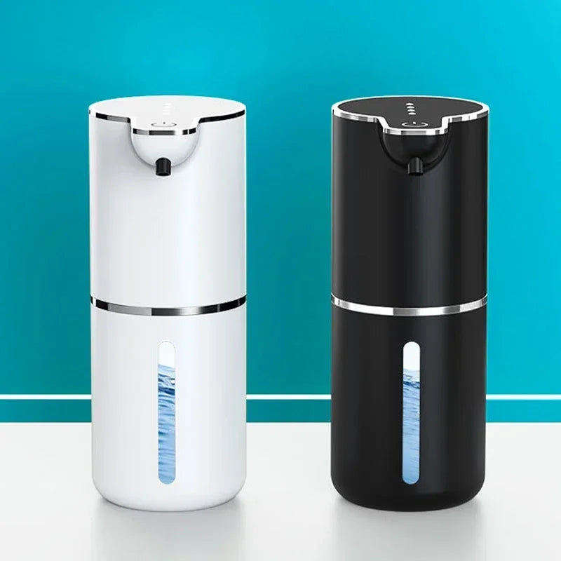 Waterproof Automatic Soap Dispenser 350ml Foaming Soap Dispenser Type C Rechargeable Electric  Adjustable Foam Soap Dispenser