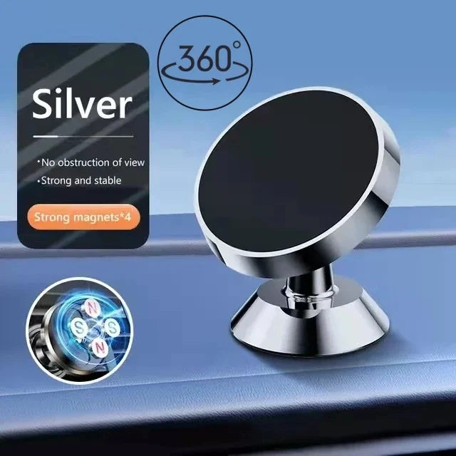 Magnetic Car Phone Holder Mobile Cell Phone Holder Stand Magnet Mount Bracket In Car For iPhone 13 12 Samsung Redmi Xiaomi