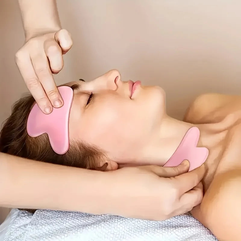 Velori Heart Roller — Double-Ended Face & Body Gua Sha Beauty Set