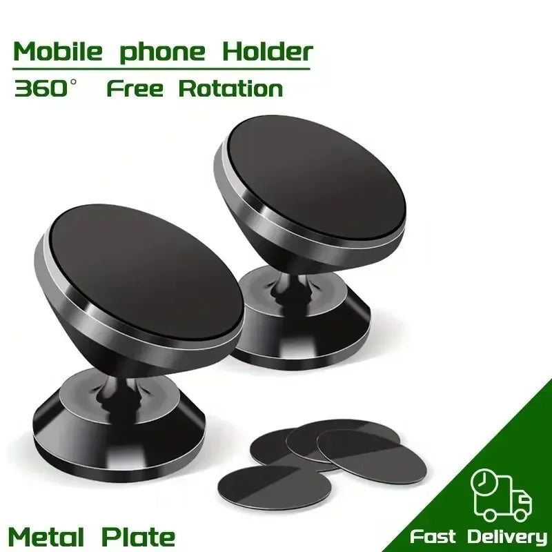 Magnetic Car Phone Holder Mobile Cell Phone Holder Stand Magnet Mount Bracket In Car For iPhone 13 12 Samsung Redmi Xiaomi