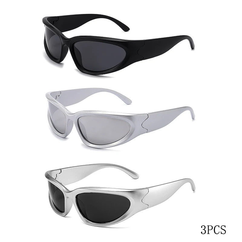 Trend sports sunglasses Europe and the United States Y2K wind goggles Fashion sunglasses men and women fashion party glasses