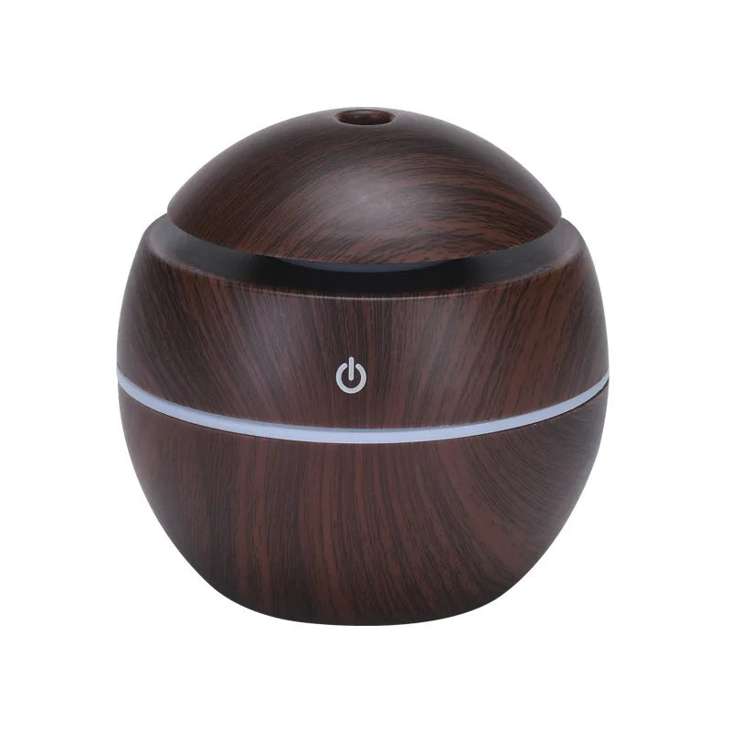 Desktop mini personal ultrasonic humidifier aromatherapy with colorful LED night light, office, bedroom, dorm room, USB power