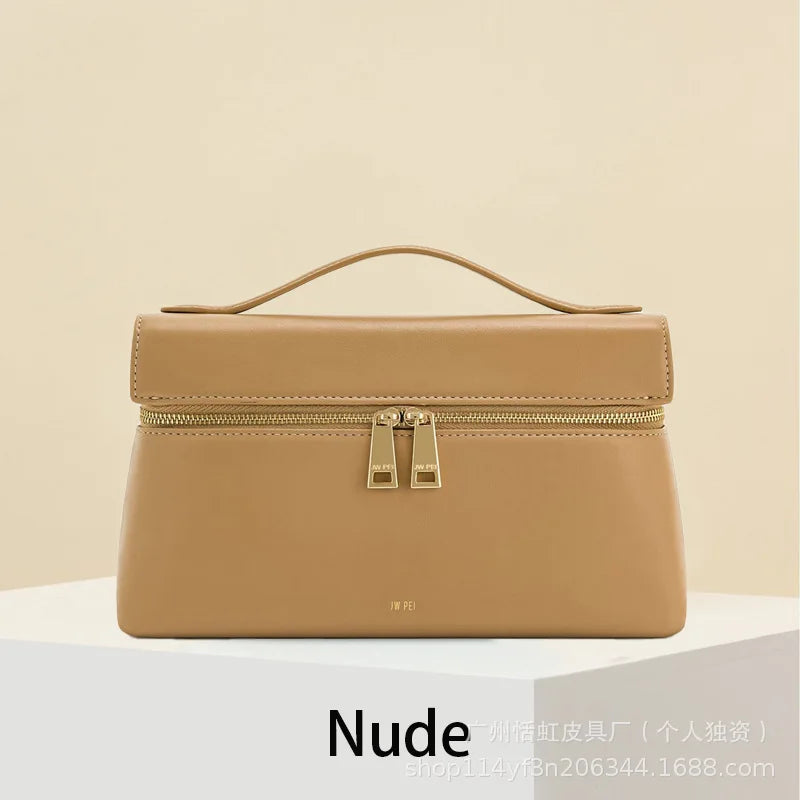 JW PEI box bag Thea single shoulder lunch box bag handbag single shoulder crossbody commuting bag for women