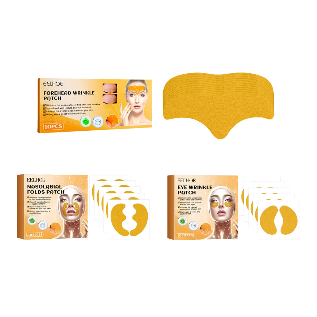 Velori Anti-Wrinkle Patches — Forehead, Eye & Nasolabial Gel Patches