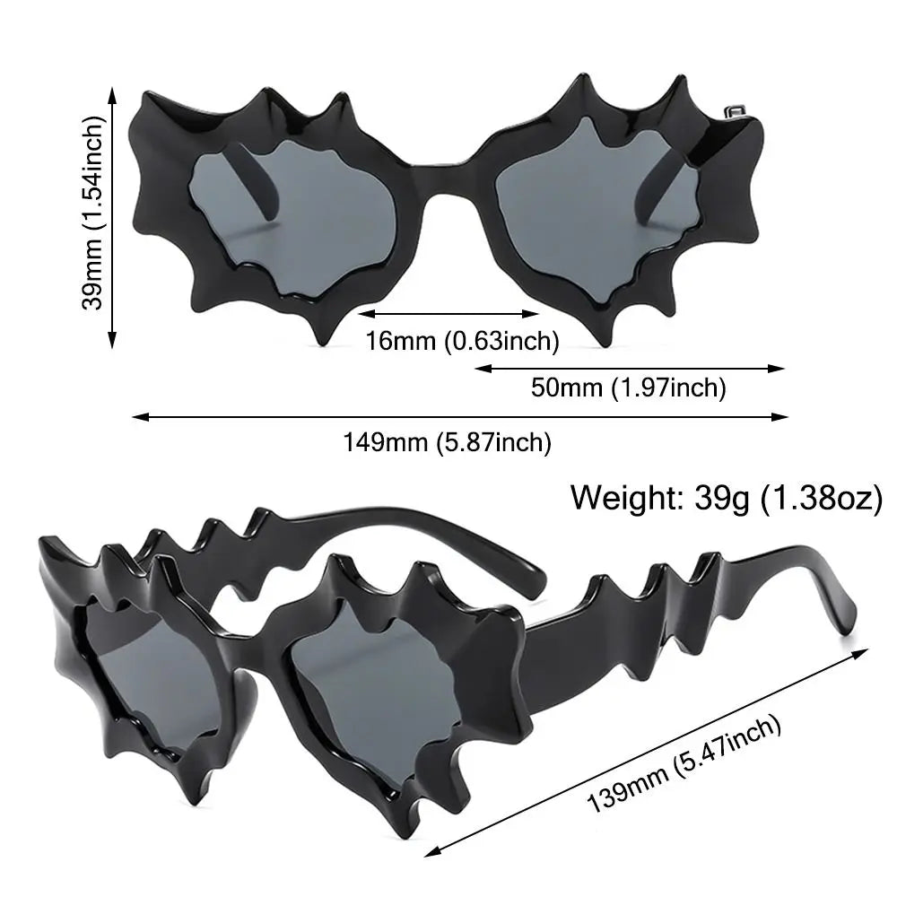 Futuristic UV400 Protection Y2K Punk Sunglasses Colorful Cat Eye Sunglasses Irregular Sun Glasses for Women & Men