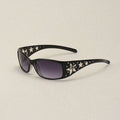 Black with Drill Star Pattern Women's Sunglasses Easiest for Match Daily Y2K Style Fashion Party Glasses