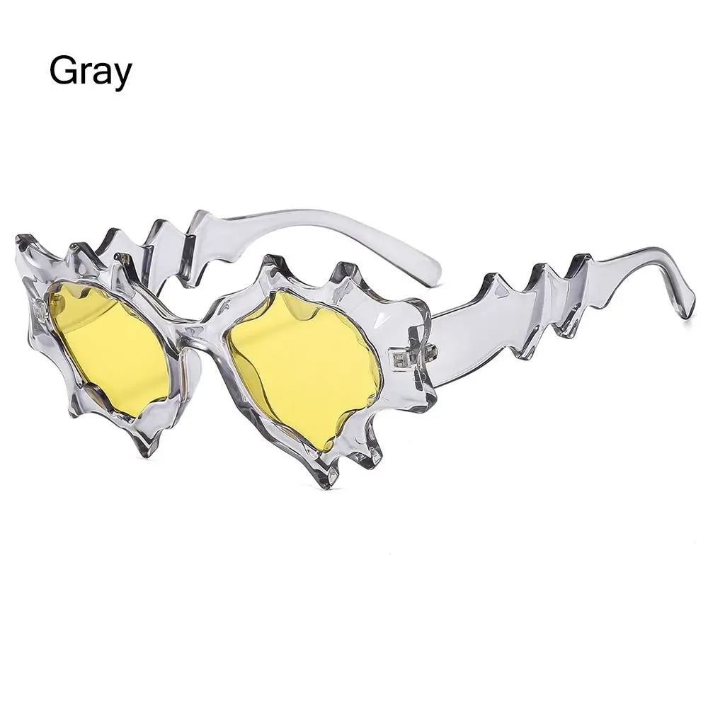 Futuristic UV400 Protection Y2K Punk Sunglasses Colorful Cat Eye Sunglasses Irregular Sun Glasses for Women & Men