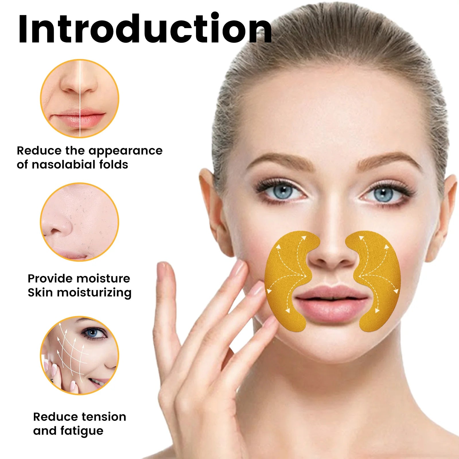 Velori Anti-Wrinkle Patches — Forehead, Eye & Nasolabial Gel Patches
