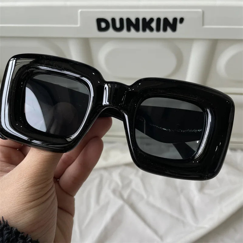 The Most Comprehensive Black Sunglasses Collection Y2K/Sunshade/Large Frame Sunglasses Cat's Eye Sunscreen Glasses