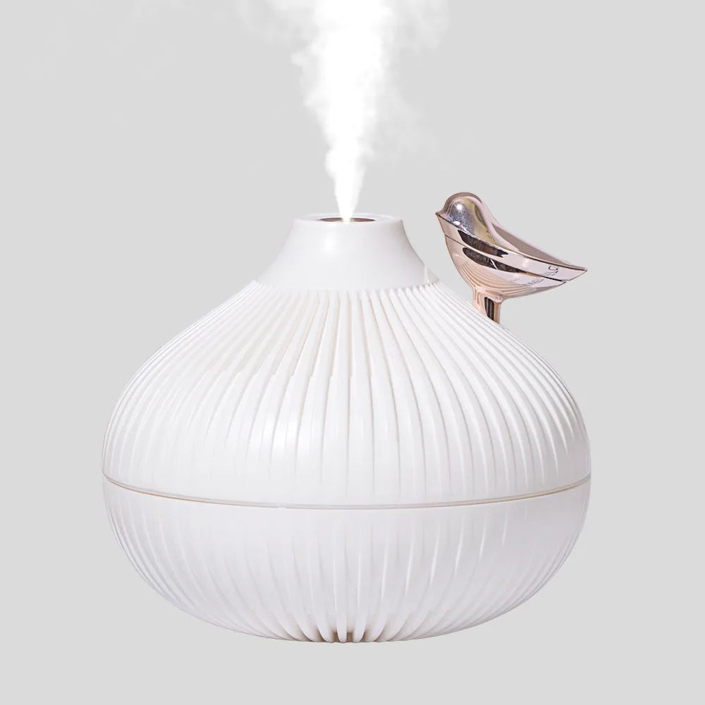 300ml USB Air Humidifier Mini Water Aroma Diffuser with Warm LED Night Light for Home Room Ultrasonic Cool Mist Humidificador