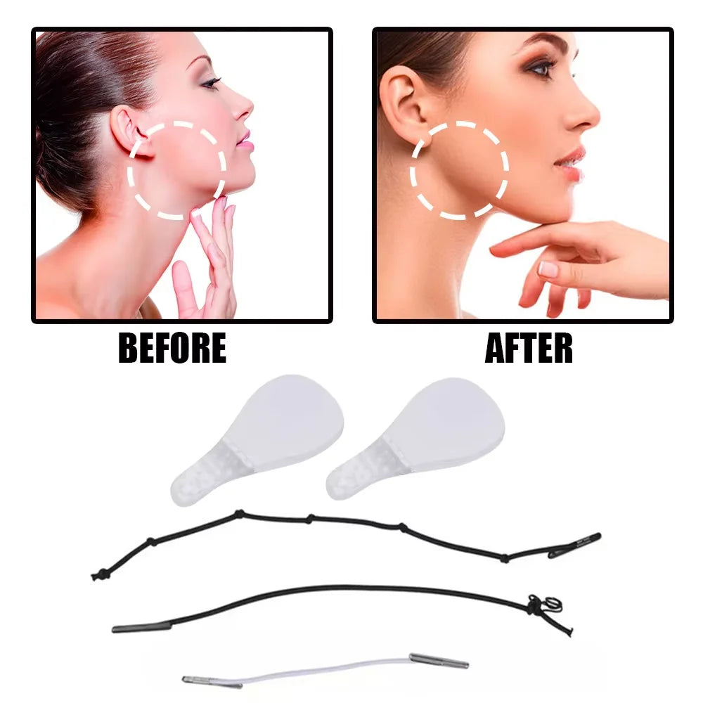 40Pcs/Set Invisible Thin Face Stickers Double Chin Wrinkle Sagging Skin Lift Up V Shape Tapes Makeup Facelifting Patch Adhesives