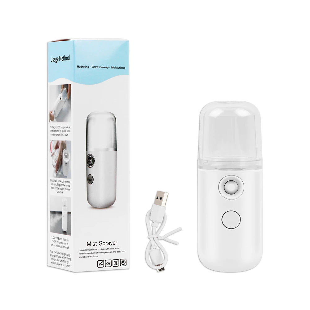 Velori Cloud Steamer — USB Nano Mist Facial Sprayer & Humidifier