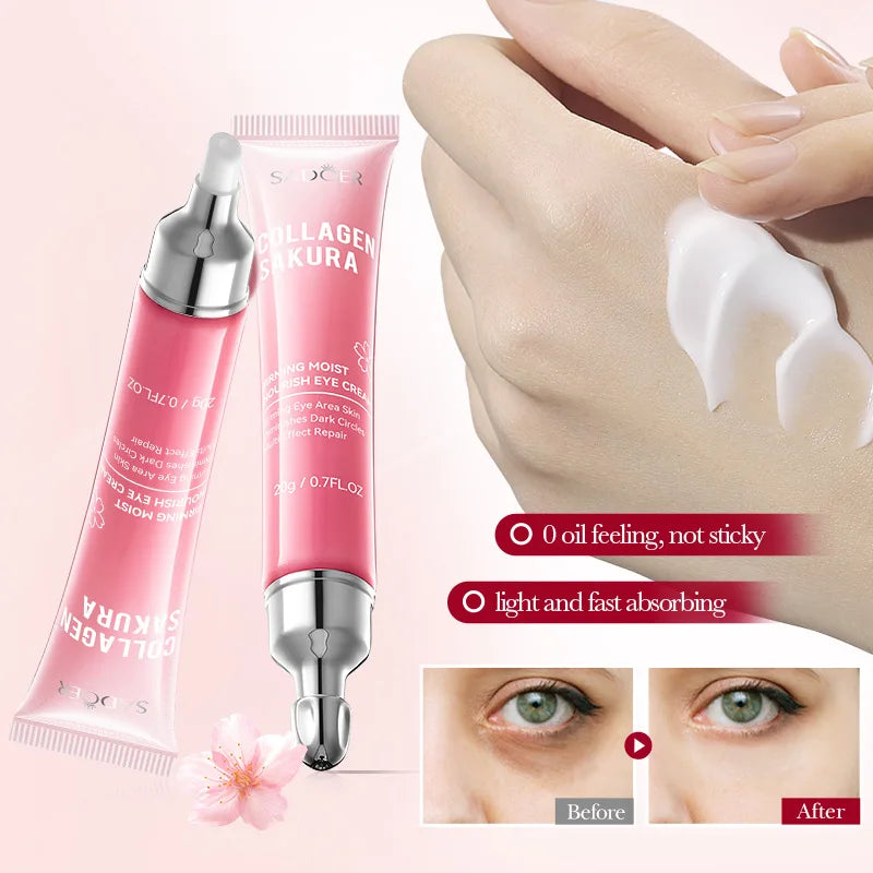 Velori Sakura Eye Cream — Anti Dark Circles & Firming Eye Treatment