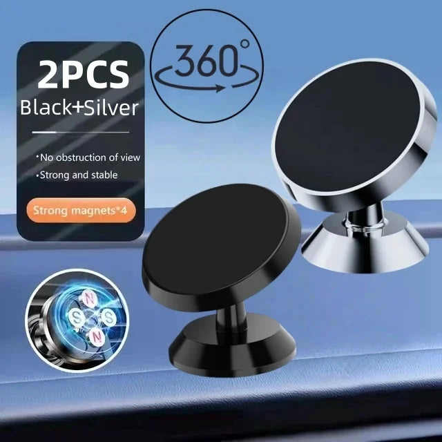 Magnetic Car Phone Holder Mobile Cell Phone Holder Stand Magnet Mount Bracket In Car For iPhone 13 12 Samsung Redmi Xiaomi