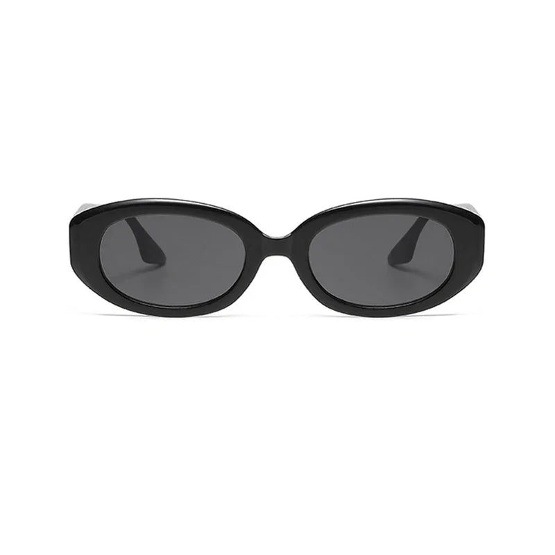 New Y2K Vintage Oval Sunglasses Woman Brand Small Rectangle Sun Glasses Fashion INS Men Eyewear UV400 Oculos De Sol