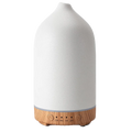 100ml Ceramic Essential Oil Diffuser for Bedroom Home Office Ultrasonic Humidifier Aroma Diffuser with 7 Colors Night Light