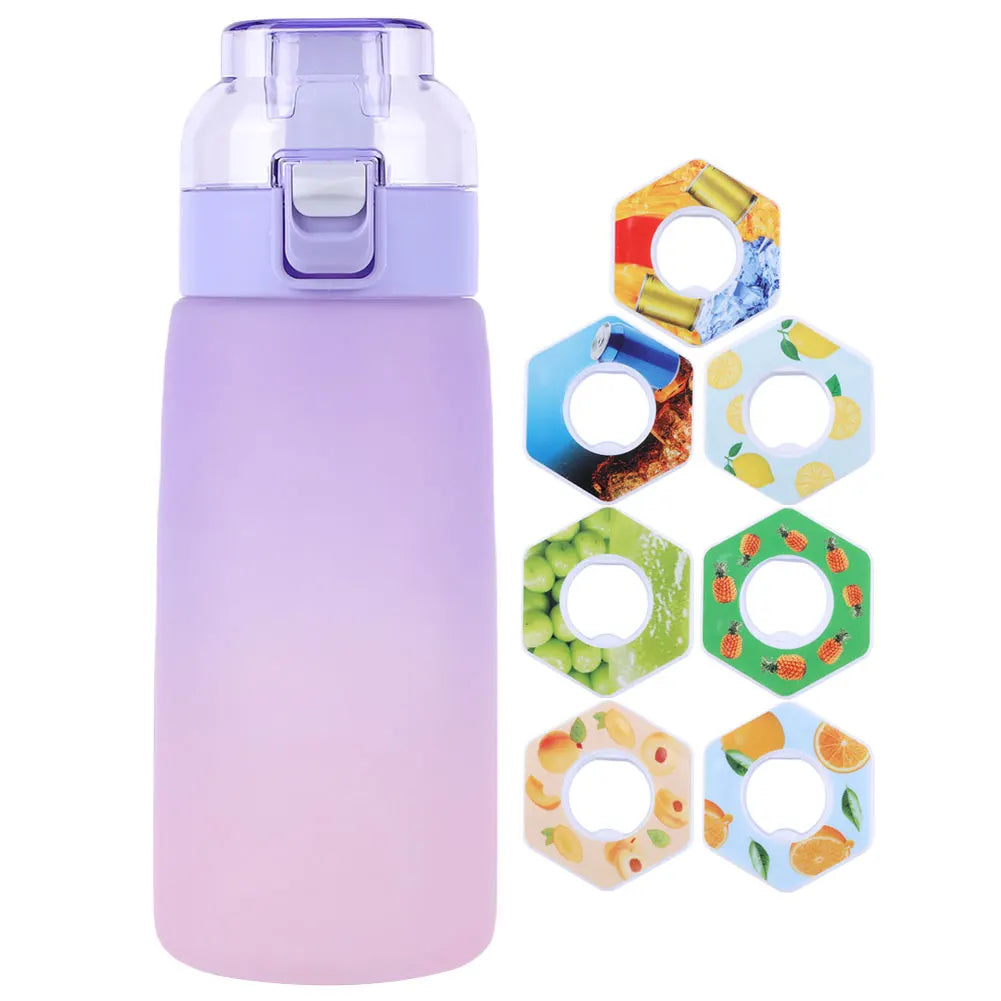 1000ML/600ML Air Water Bottle BPA Free with 7 Flavour Pods Scent Water Cup Sports Water Bottle for Gyms Outdoor Sport Schools