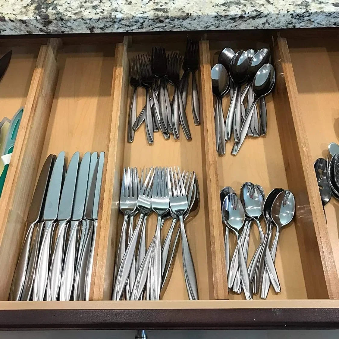 Velori Bamboo Dividers — Adjustable Drawer Separators Set