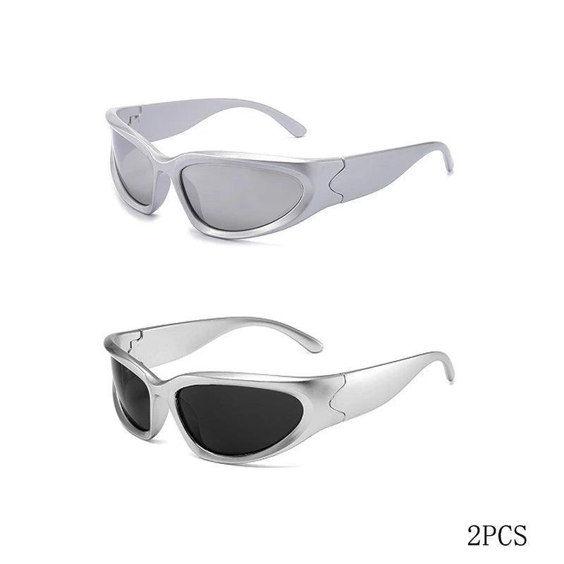 Trend sports sunglasses Europe and the United States Y2K wind goggles Fashion sunglasses men and women fashion party glasses