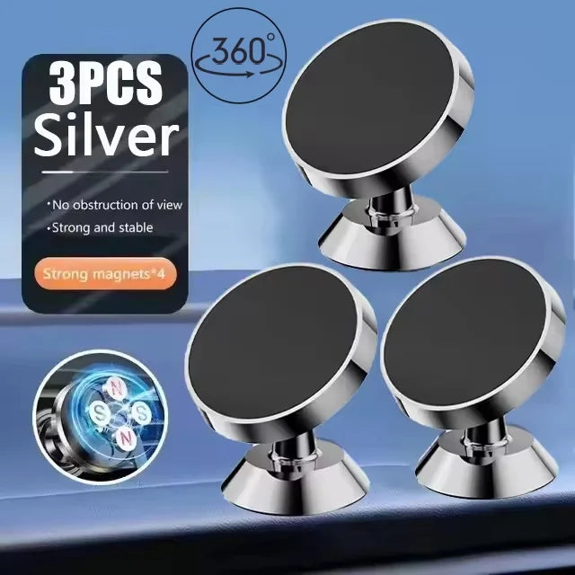 Magnetic Car Phone Holder Mobile Cell Phone Holder Stand Magnet Mount Bracket In Car For iPhone 13 12 Samsung Redmi Xiaomi