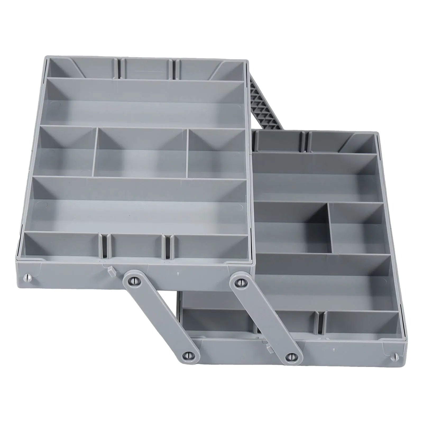 2/3 Tier Foldable Drawer Organizer Expandable Desk Organizer Trays with Adjustable Compartments for Office,Kitchen Supplies