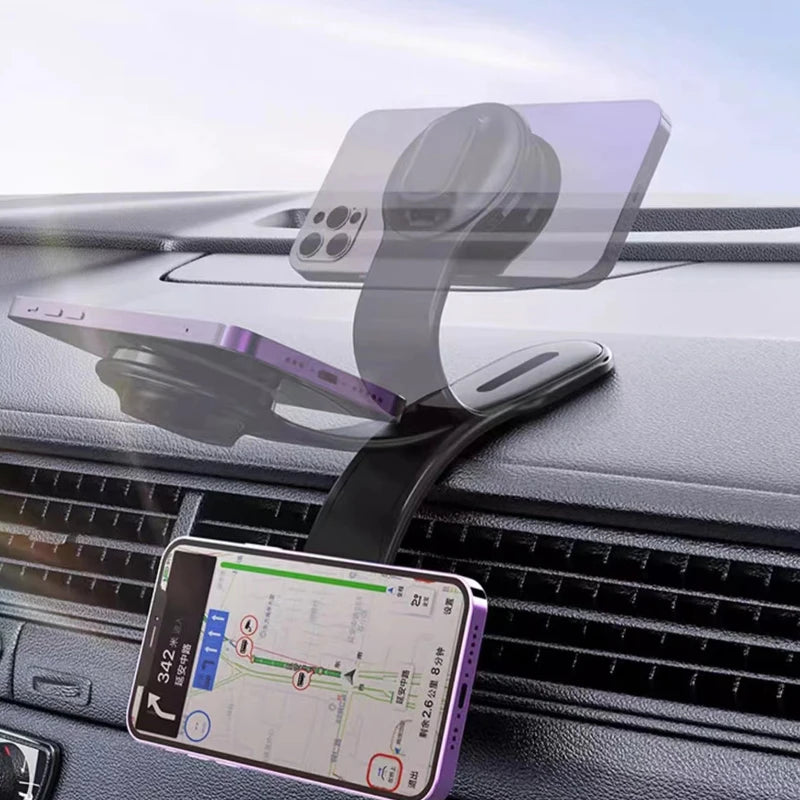 Car Mount Detachable, Bendable Aluminum Arm Magnetic Phone Holder for Car Cell Phone Mount for Car