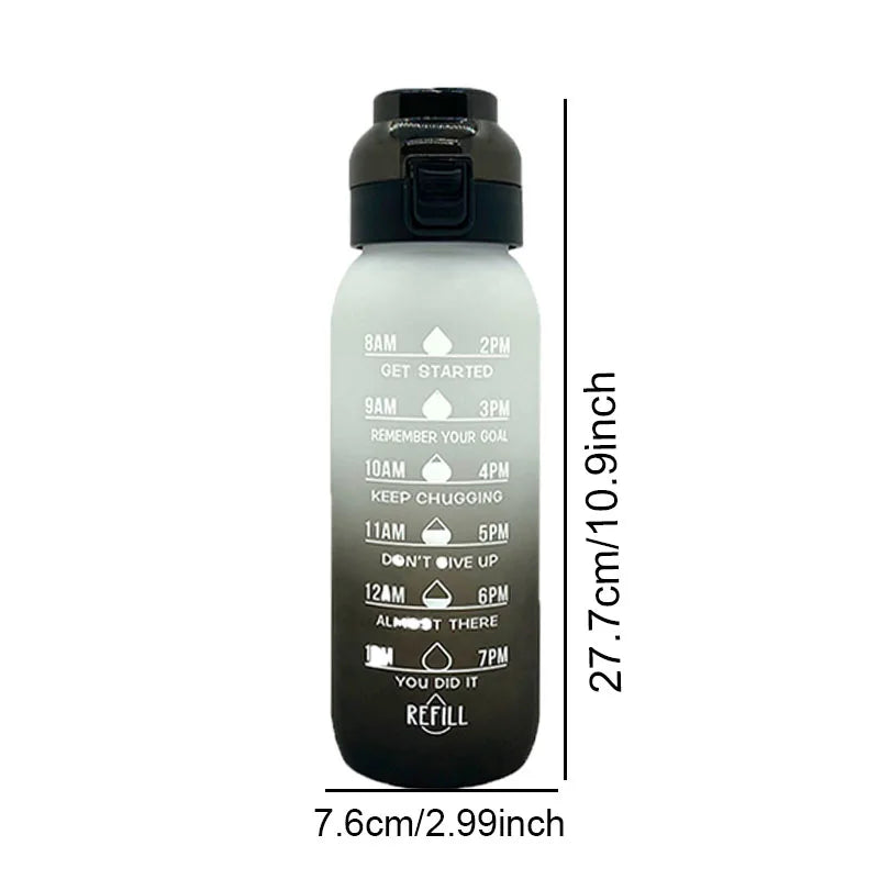 Velori Flavor Bottle — 1L Infuser Water Bottle with Straw & 5 Flavor Pods