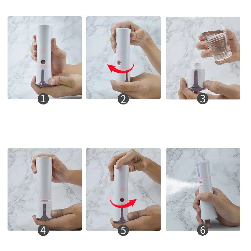 Velori Mini Steamer — USB Rechargeable Portable Nano Face Mist
