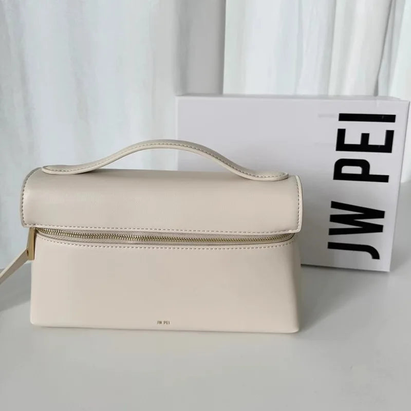 JW PEI box bag Thea single shoulder lunch box bag handbag single shoulder crossbody commuting bag for women