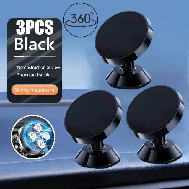 Magnetic Car Phone Holder Mobile Cell Phone Holder Stand Magnet Mount Bracket In Car For iPhone 13 12 Samsung Redmi Xiaomi